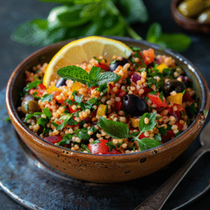 Salade de boulgour aux herbes fraîches