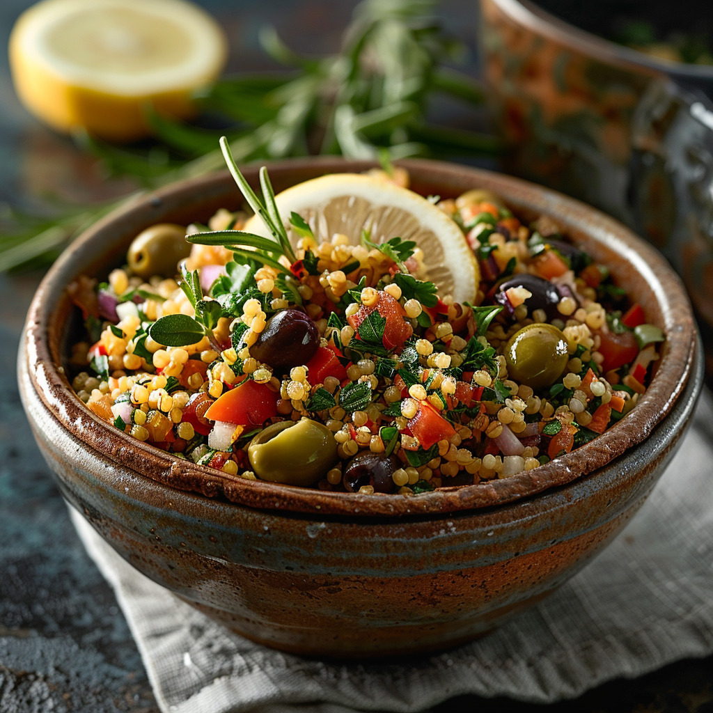 Salade de boulgour aux herbes fraîches