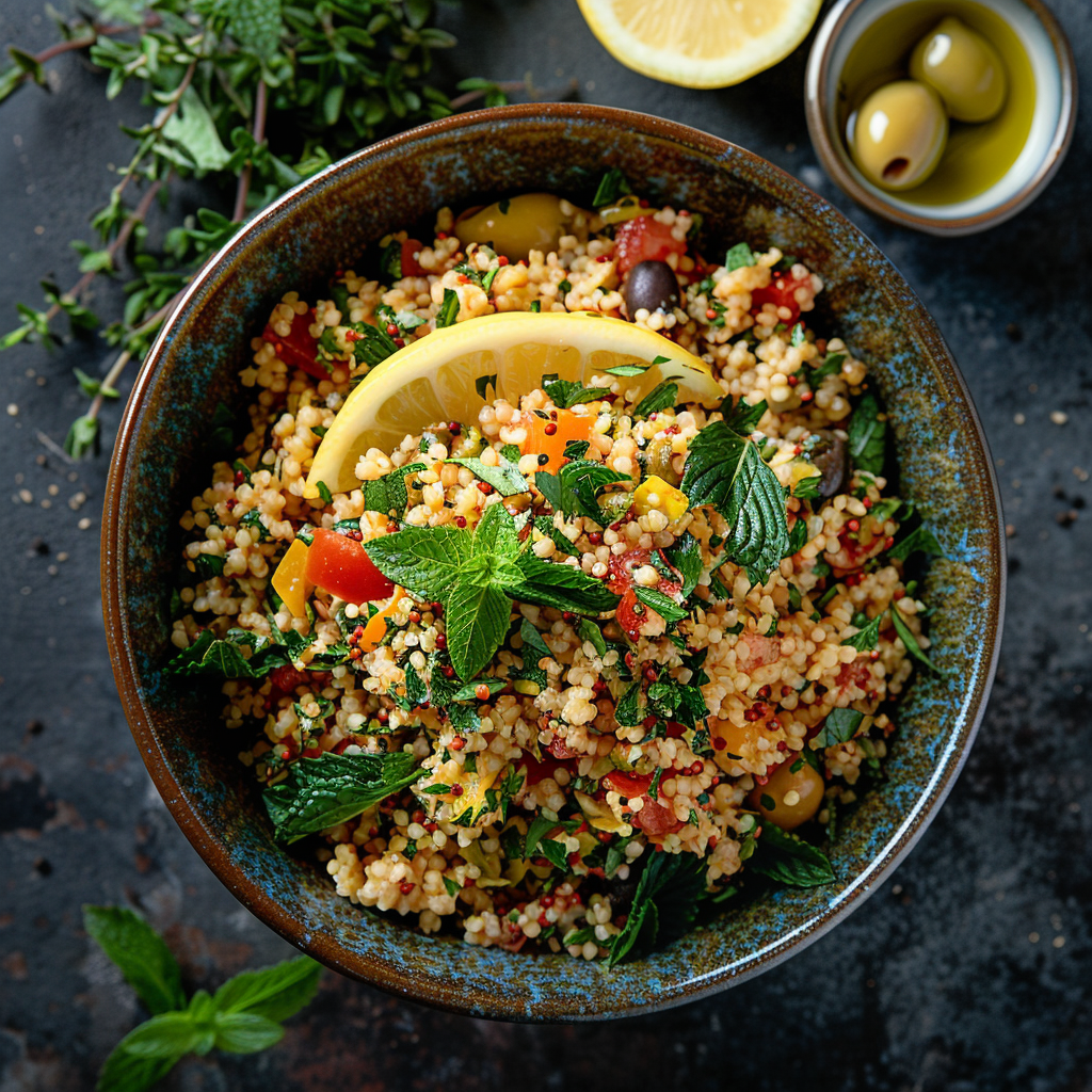 Salade de boulgour aux herbes fraîches