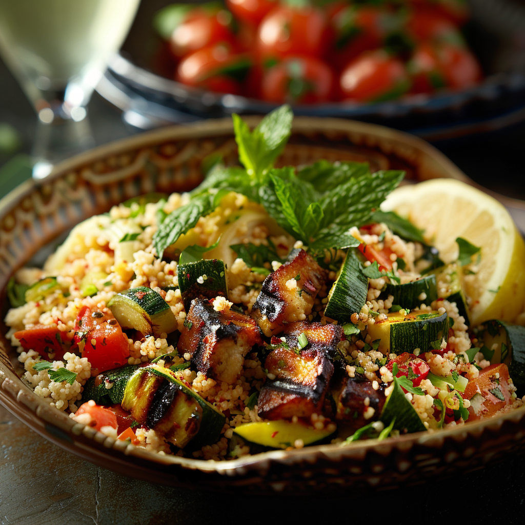 Salade de couscous à la menthe