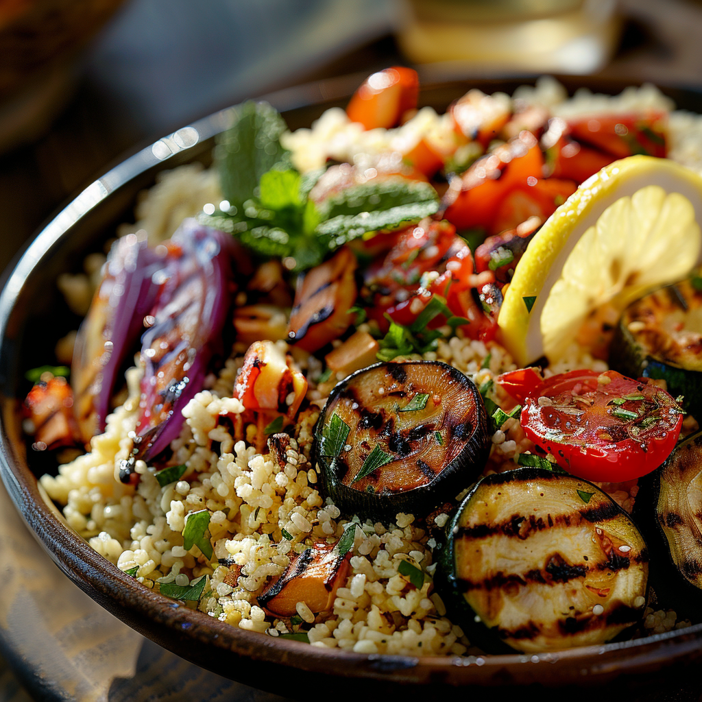 Salade de couscous à la menthe