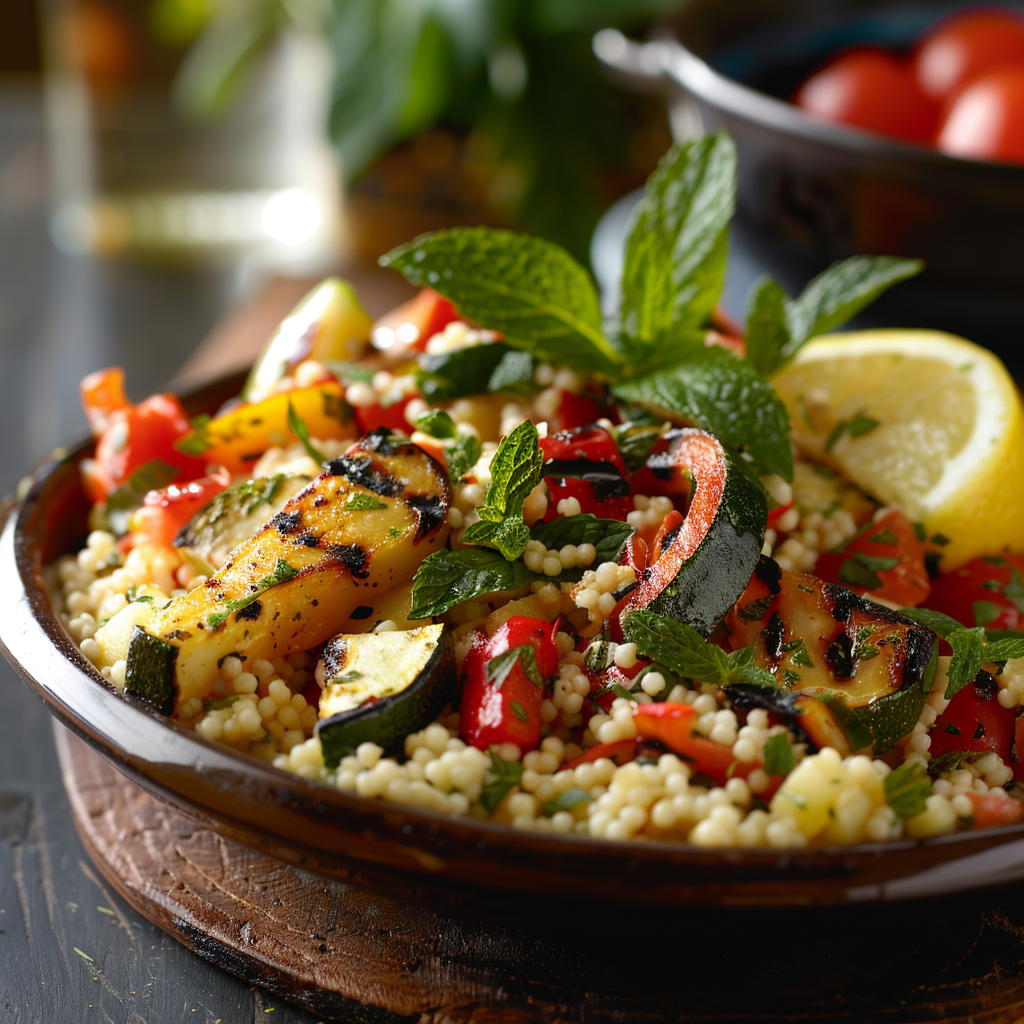 Salade de couscous à la menthe