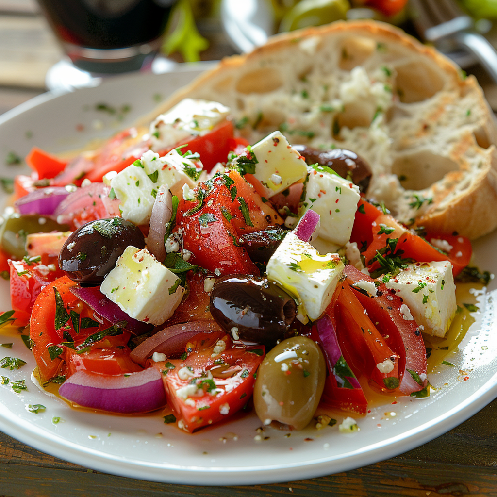 Salade grecque traditionnelle