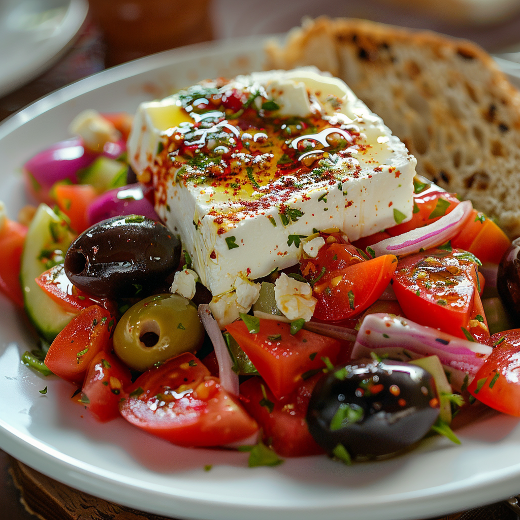 Salade grecque traditionnelle