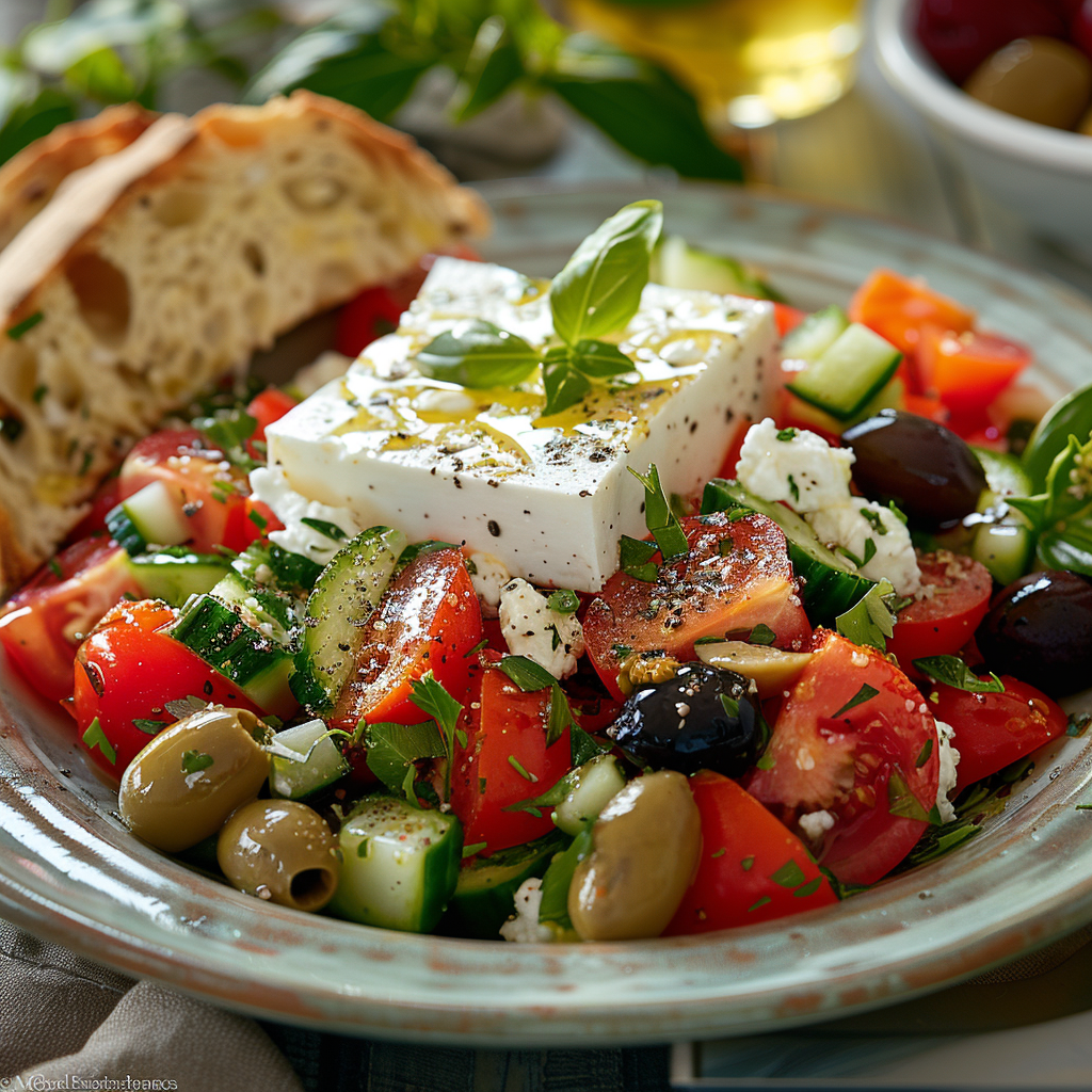 Salade grecque traditionnelle