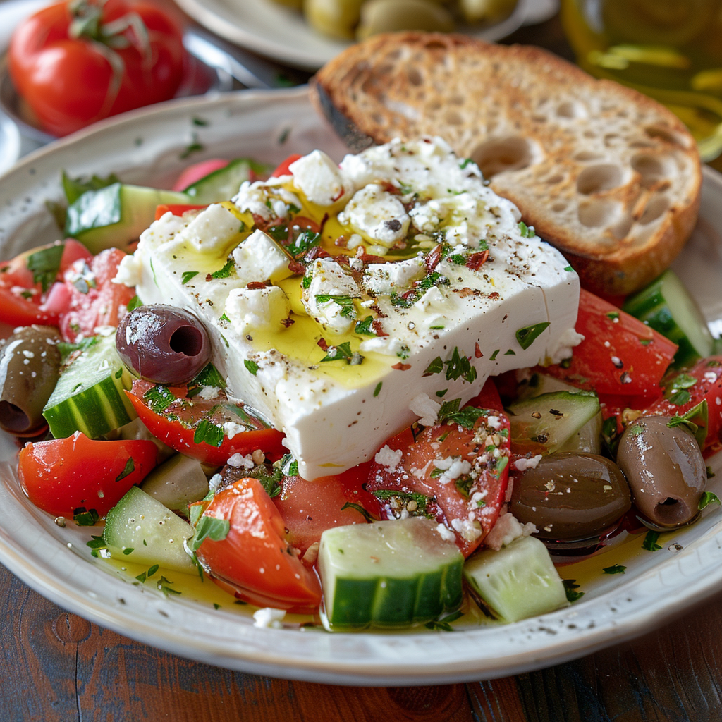 Salade grecque traditionnelle