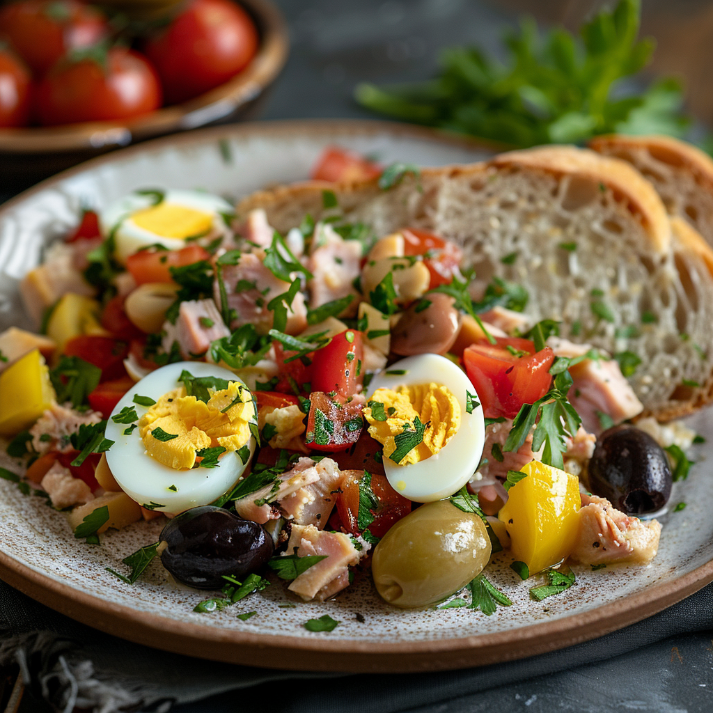Salade niçoise maison