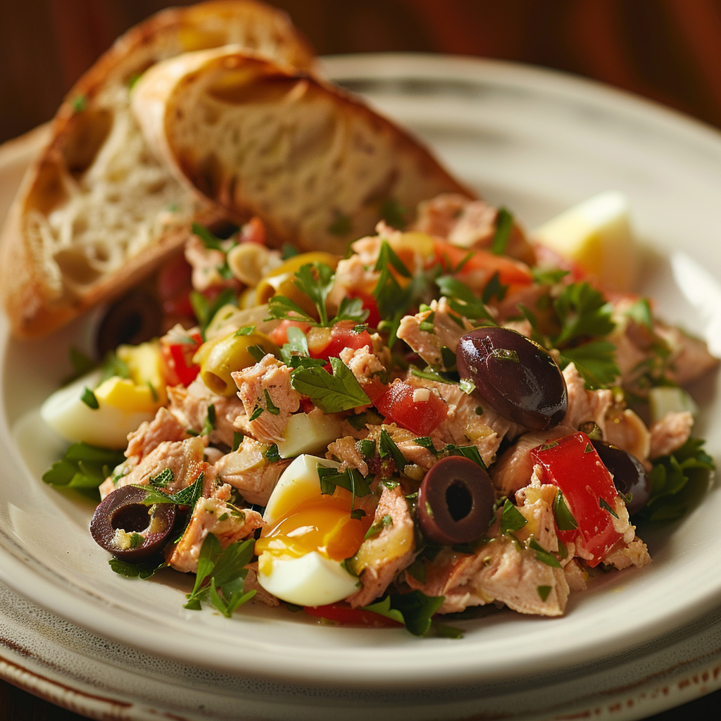 Salade niçoise maison