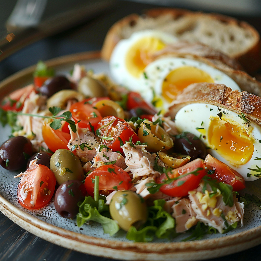 Salade niçoise maison