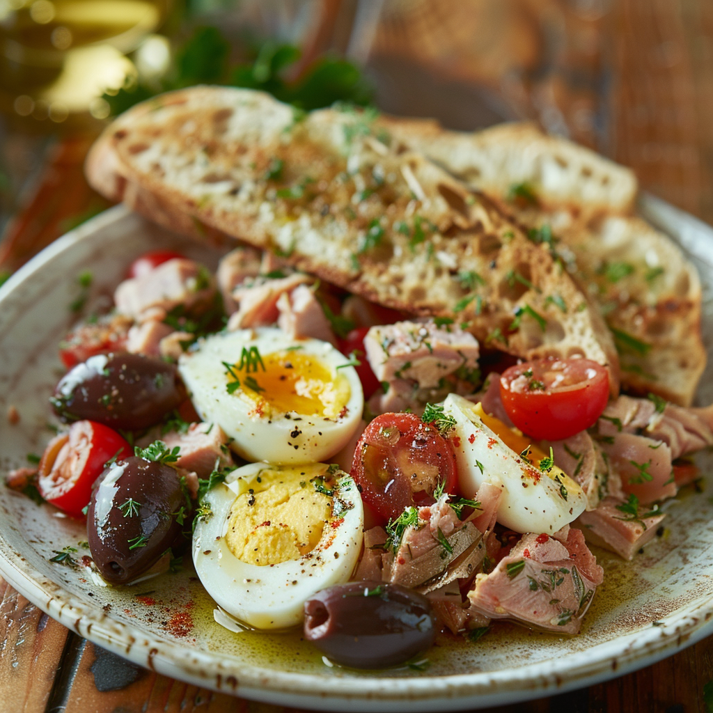 Salade niçoise maison