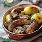 Saucisses Pommes Champignons