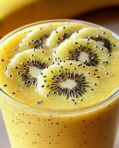 Smoothie Kiwi-Banane Énergisant