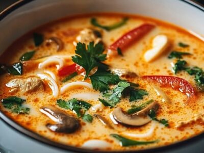 Soupe Thaï Réconfortante : Recette Facile et Savoureuse