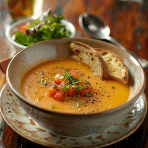 Soupe de courge butternut