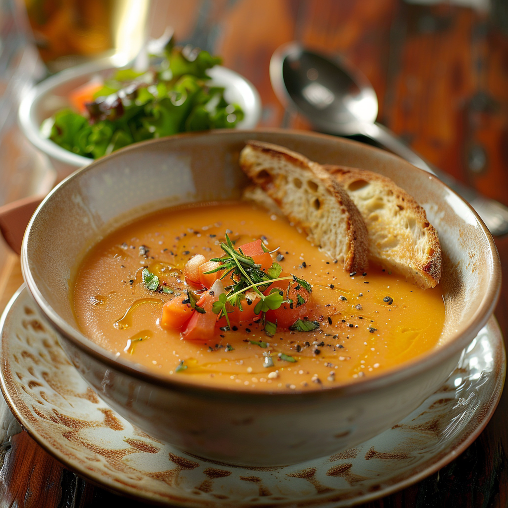 Soupe de courge butternut