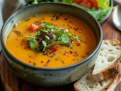 Soupe de potiron maison facile et savoureuse pour l’automne