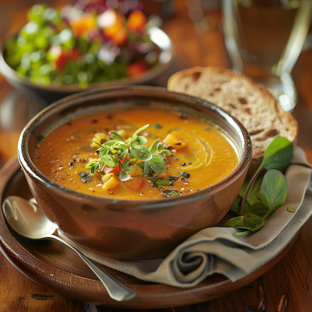 Soupe de potiron maison