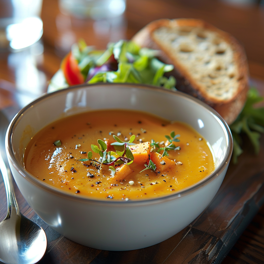 Soupe de potiron maison