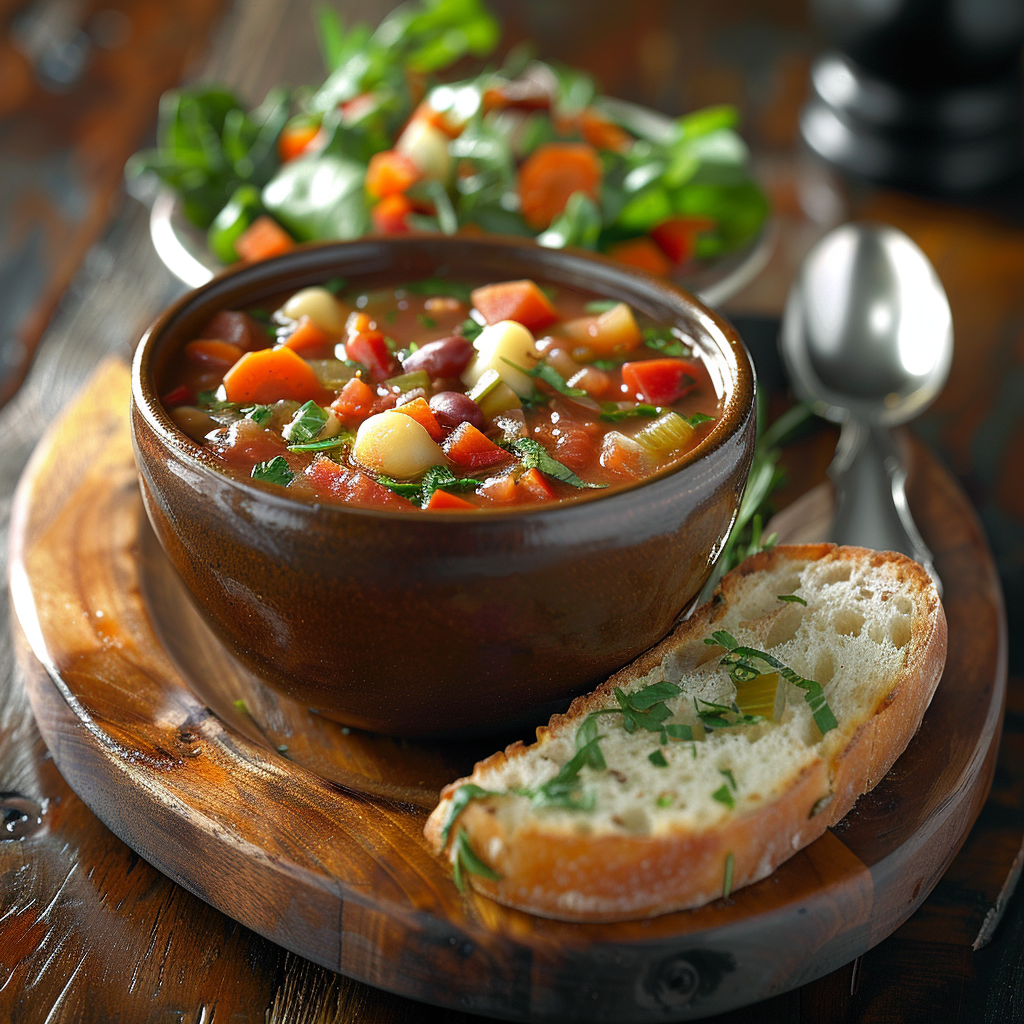 Soupe minestrone italienne