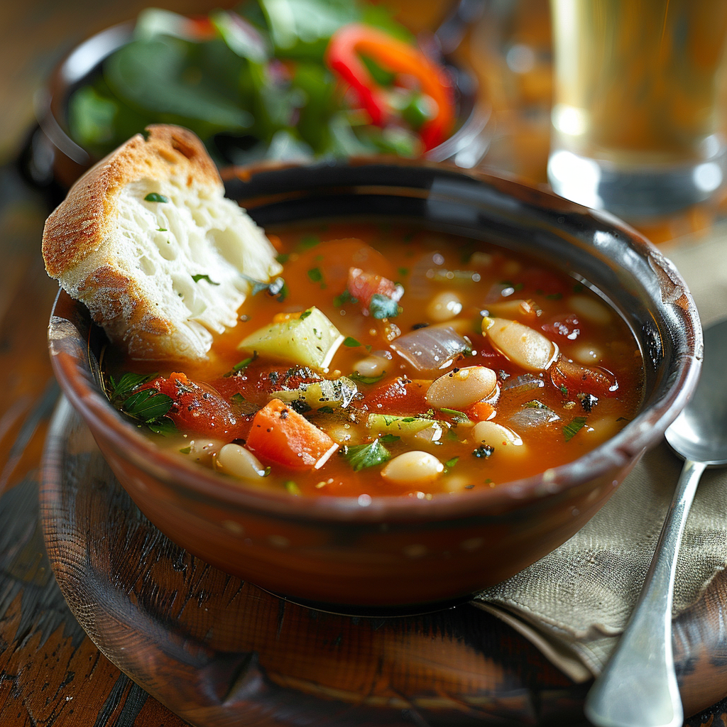 Soupe minestrone italienne