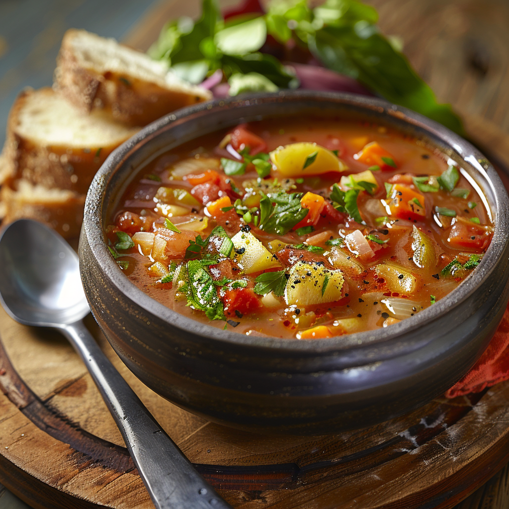 Soupe minestrone italienne