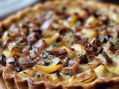 Tarte Poireaux Lardons : Recette Facile et Savoureuse