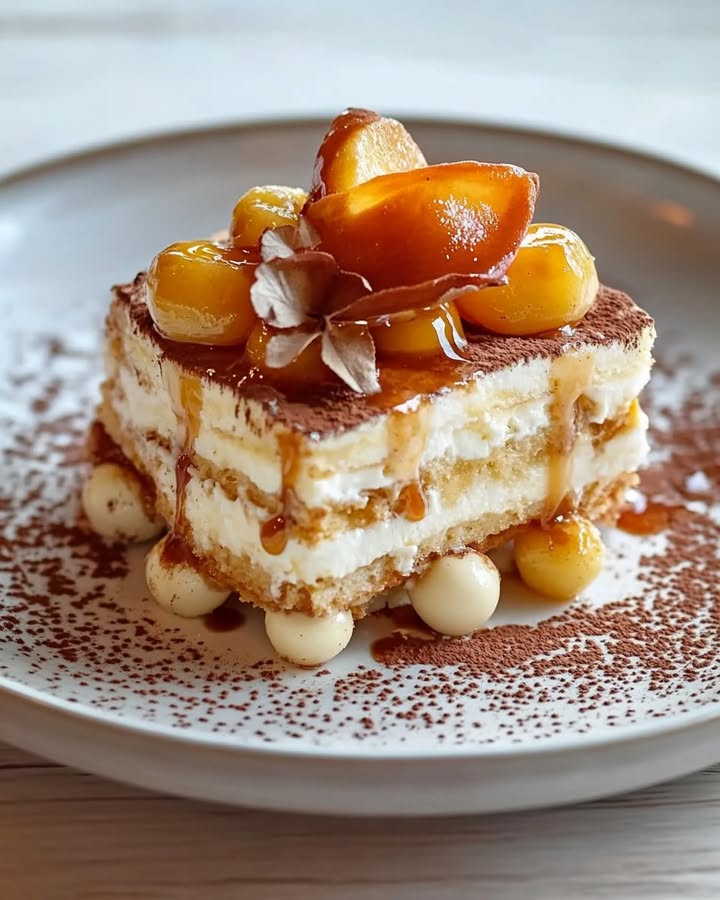 Tiramisu Caramel Pommes