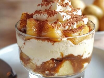 Tiramisu Pommes Caramel : Recette Facile et Savoureuse
