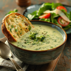 Velouté de brocolis à la crème