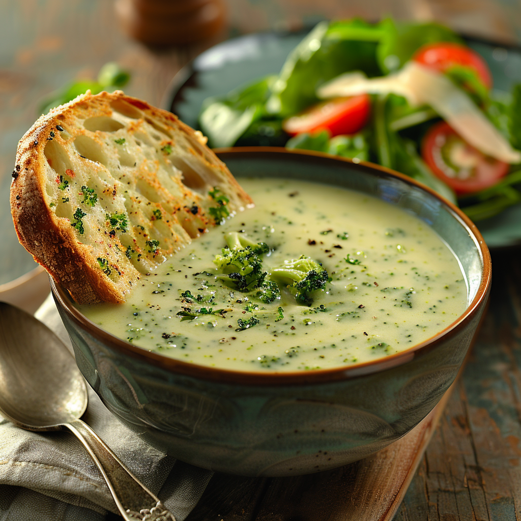 Velouté de brocolis à la crème