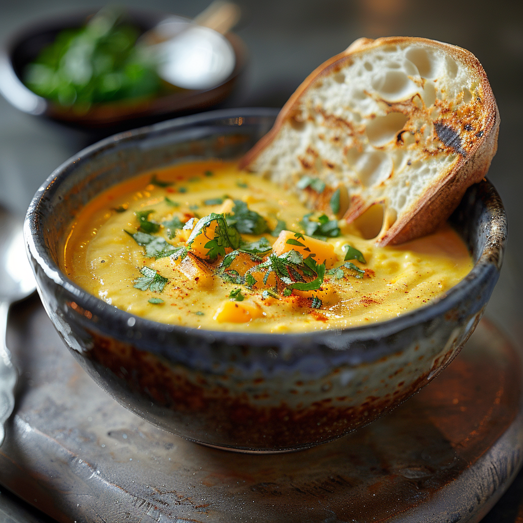 Velouté de carottes au curry