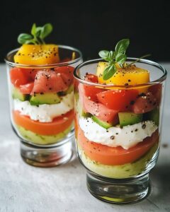 Verrines Avocat Thon