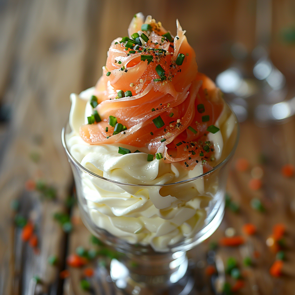 recette chantilly salée pour verrine