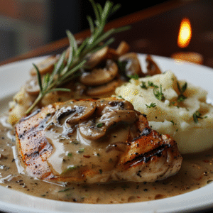 recette sauce aux champignons