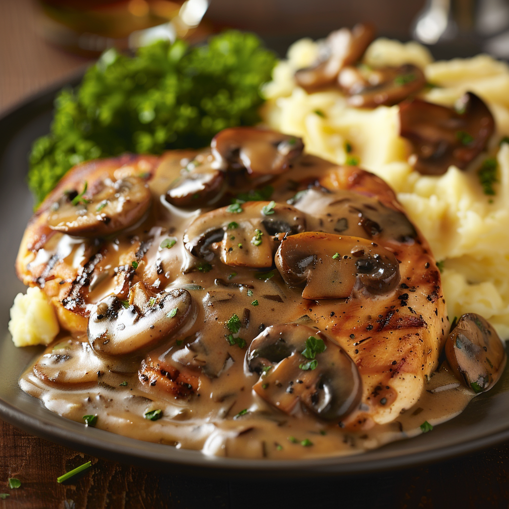 recette sauce aux champignons