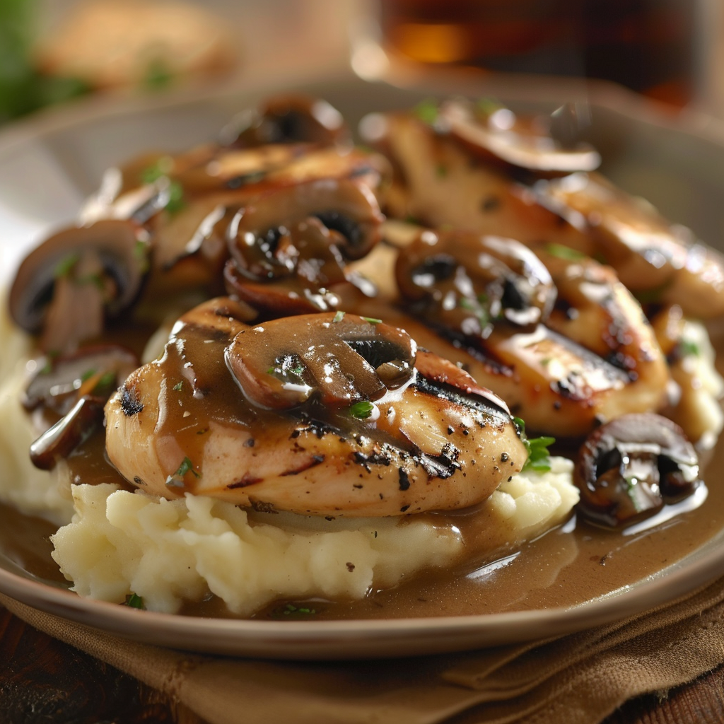 recette sauce aux champignons