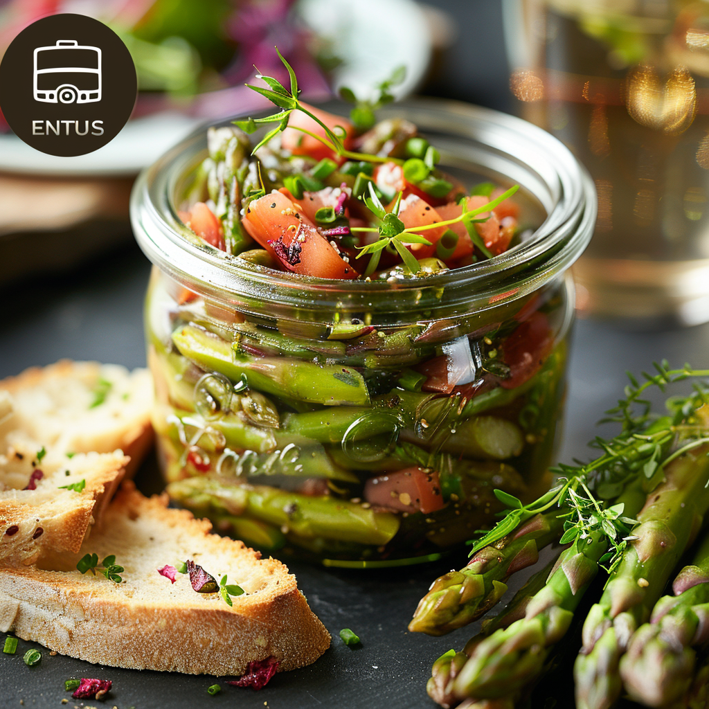 recette verrine asperges