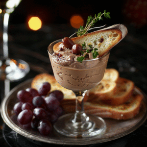 recette verrine au foie gras