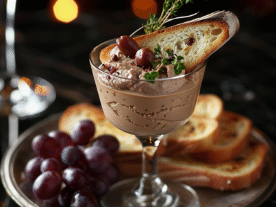 Recette Verrine au Foie Gras Facile et Savoureuse