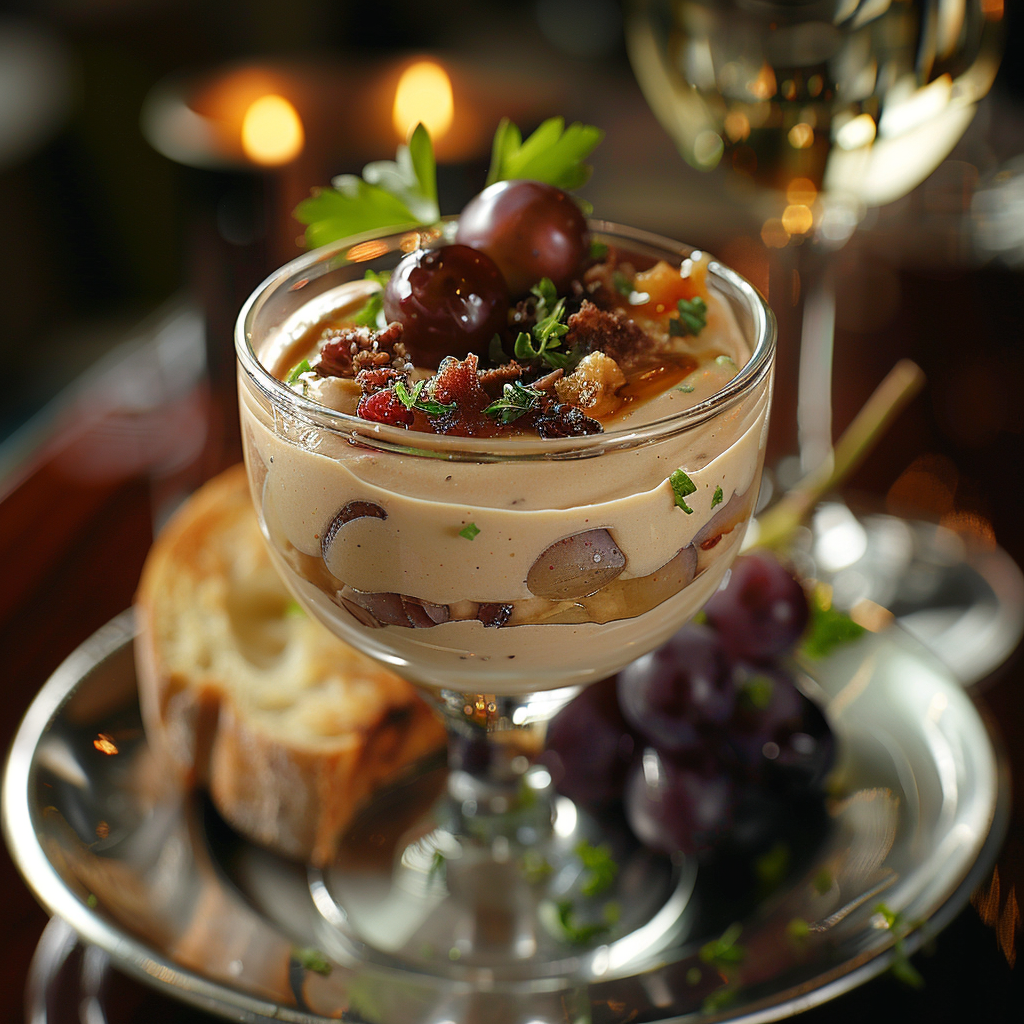 recette verrine au foie gras