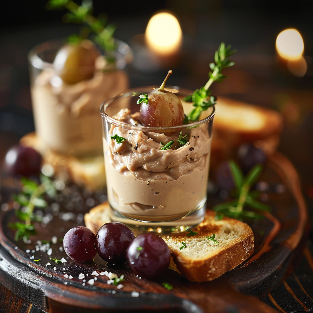 recette verrine au foie gras