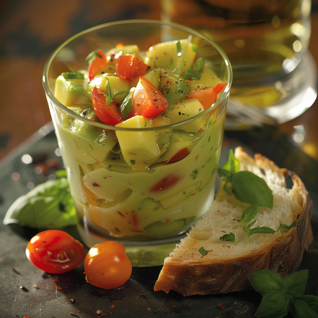 recette verrine avocat