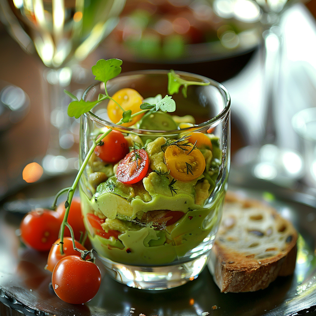 recette verrine avocat