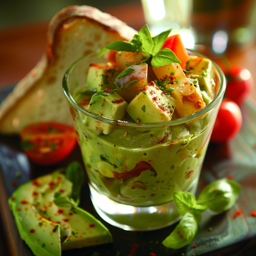 recette verrine avocat