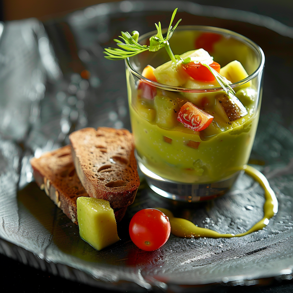 recette verrine avocat