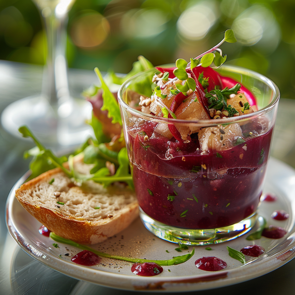 recette verrine betterave