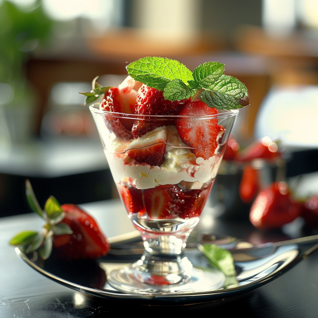 recette verrine fraise mascarpone