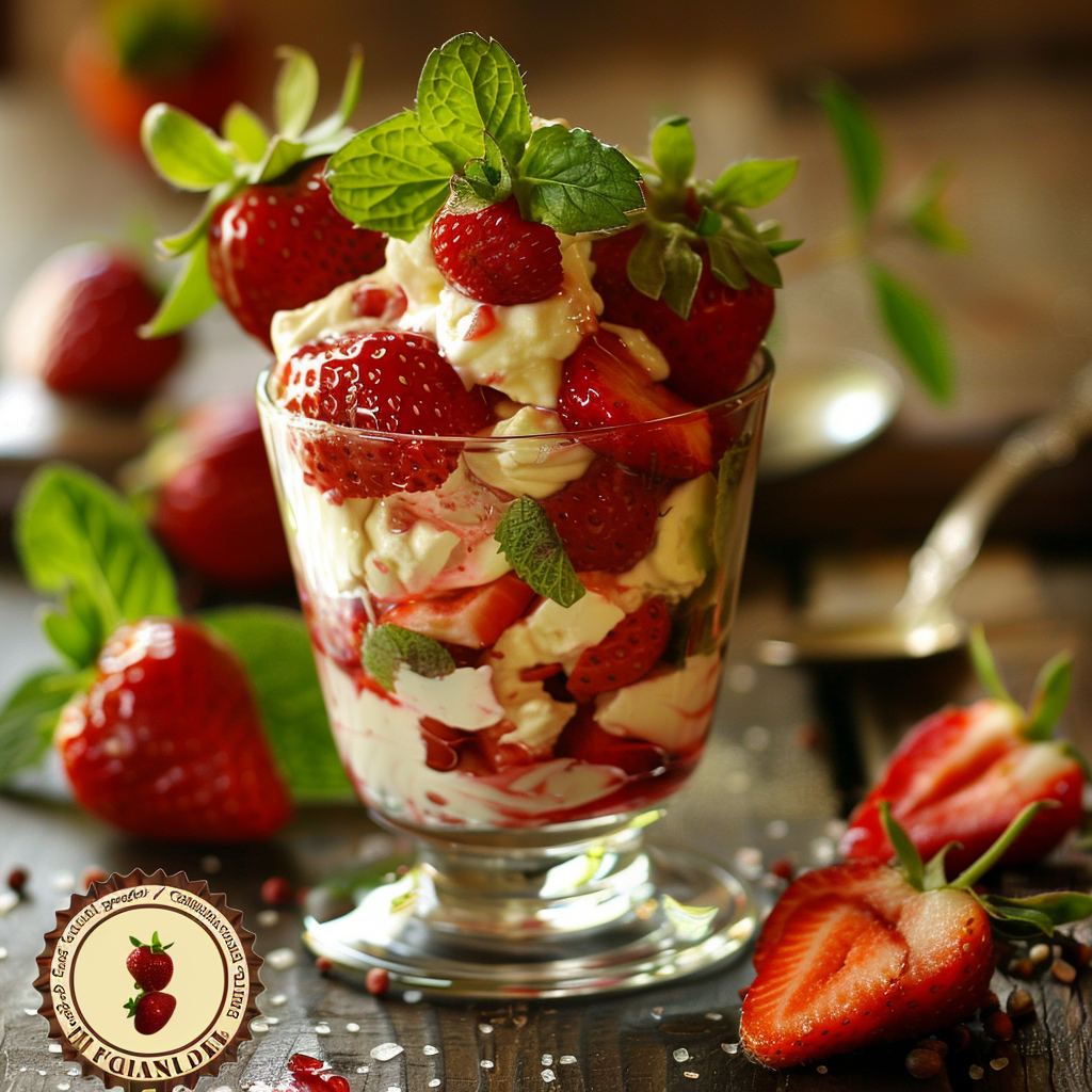 recette verrine fraise mascarpone