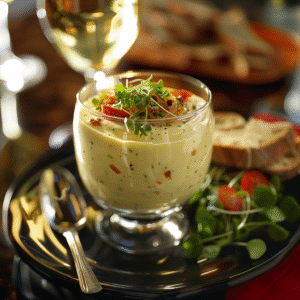 recette verrine salée au siphon