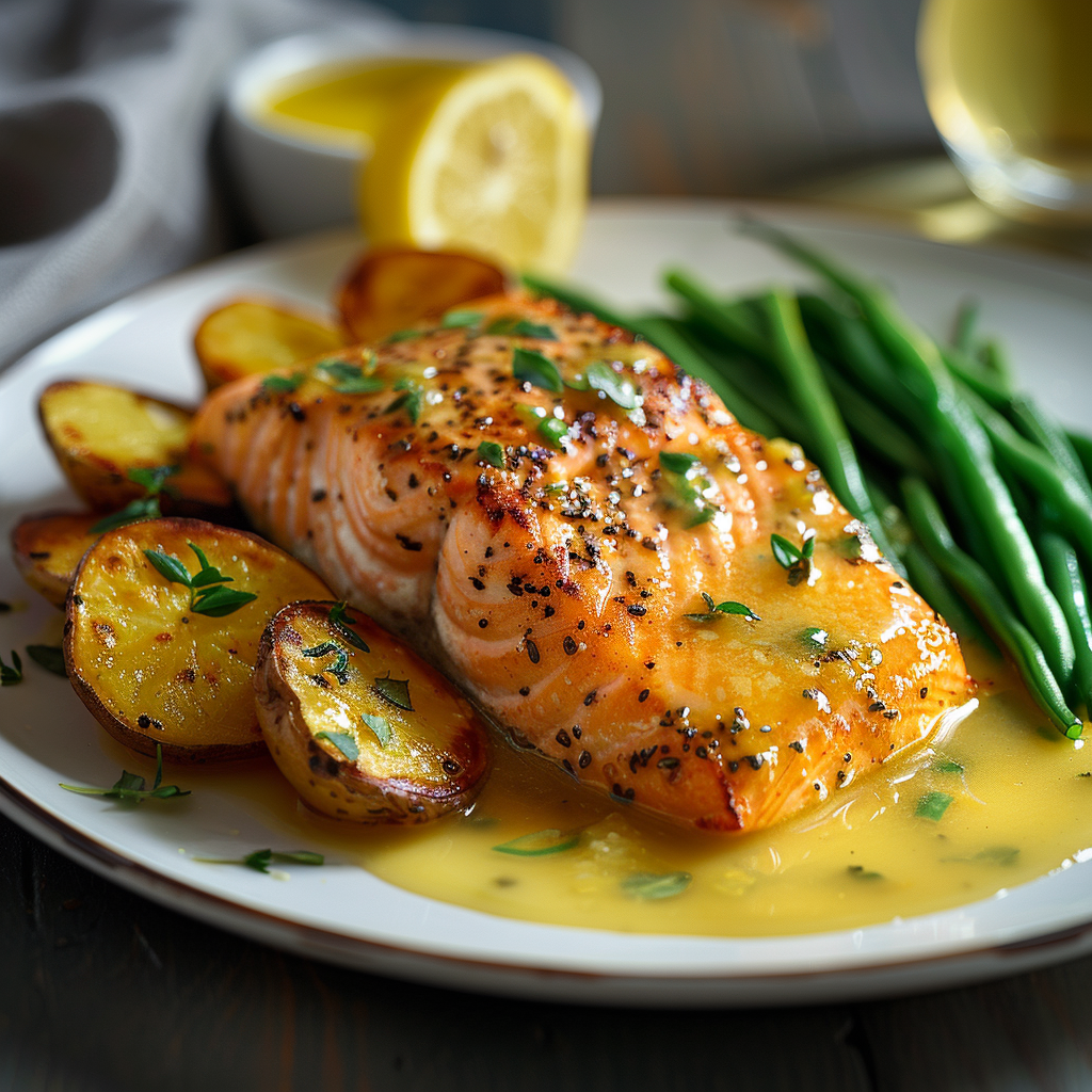 sauce au citron saumon